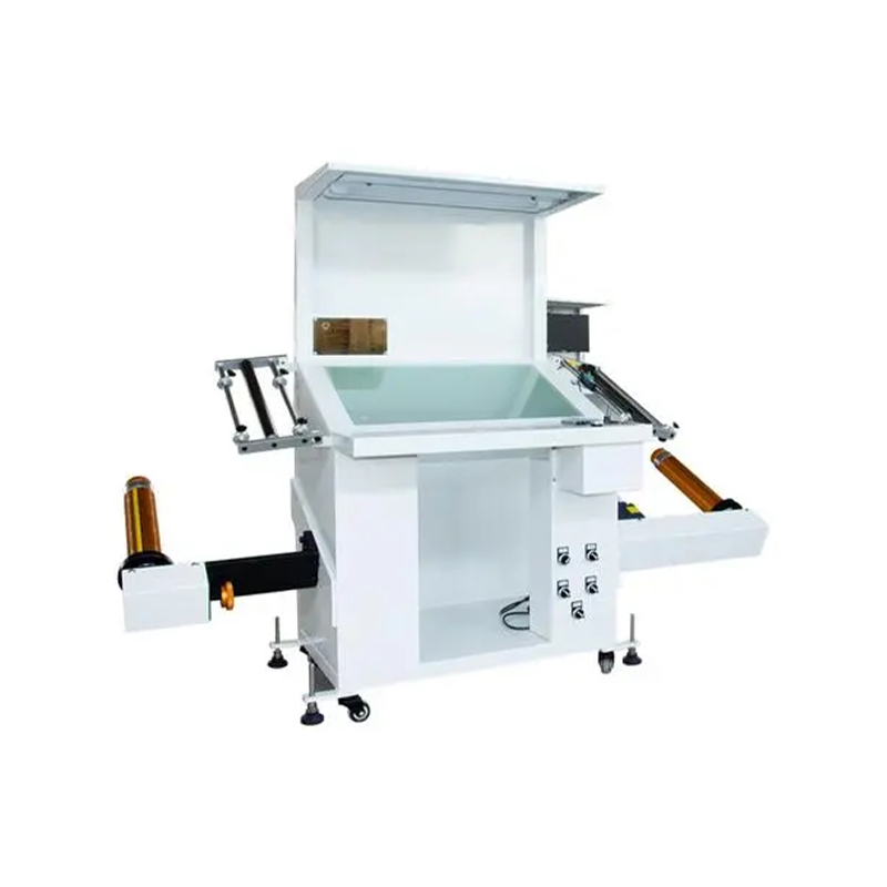 Semi-automatic label quality inspection machine